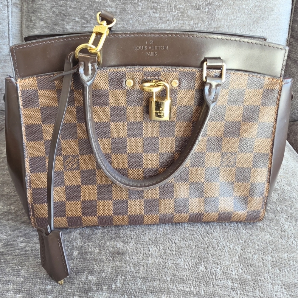 Louis Vuitton Damier Rivoli BB Handbag Brown